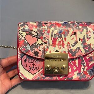 Furla Love Graffiti Crossbody Bag